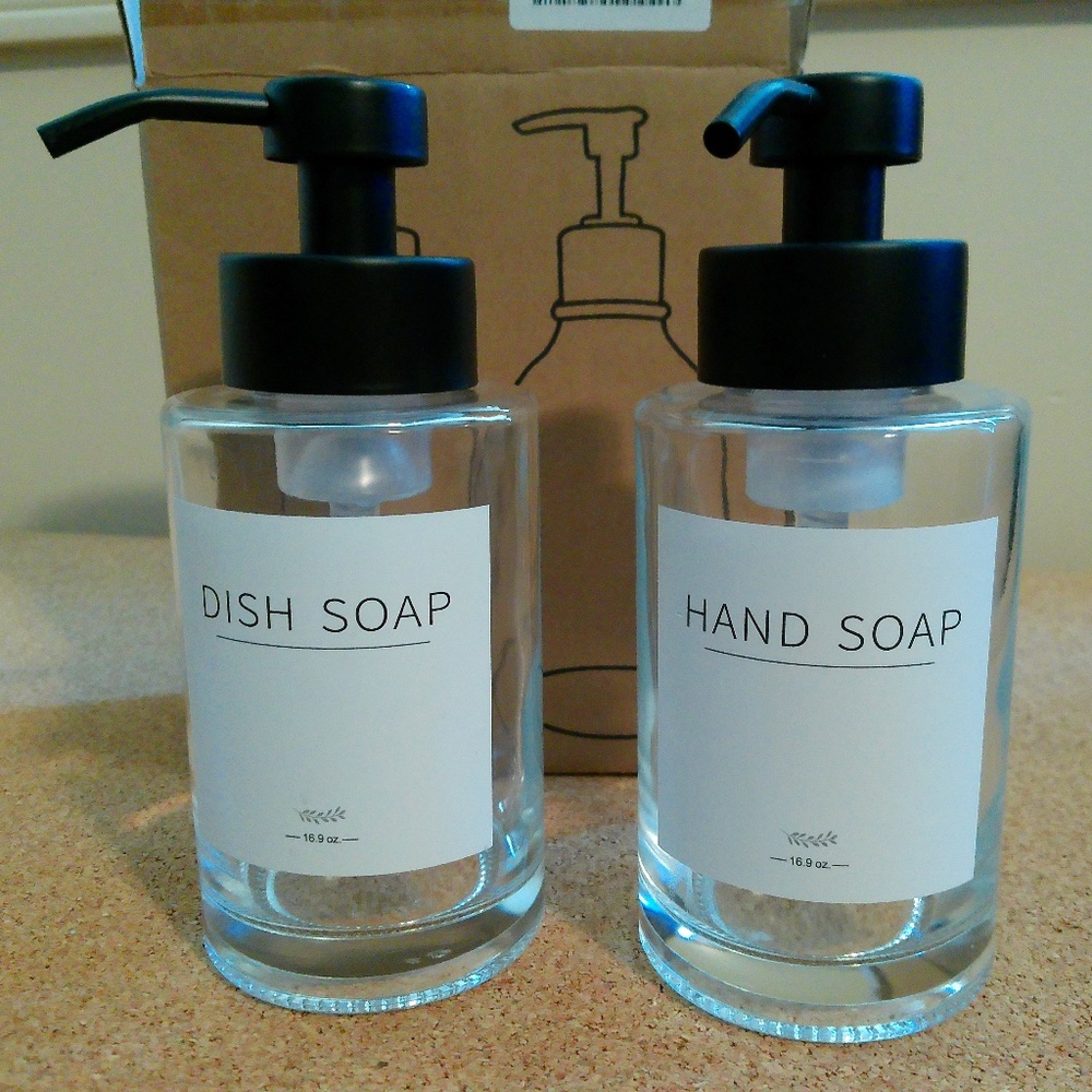2pc Foaming Soap Dispensers